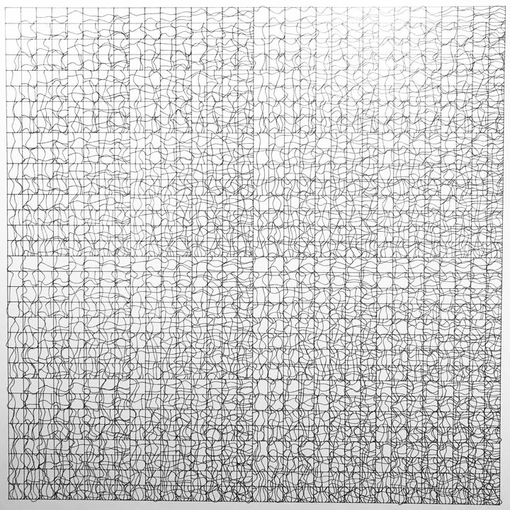 10 bits binary curly lines, black on white, in sequence